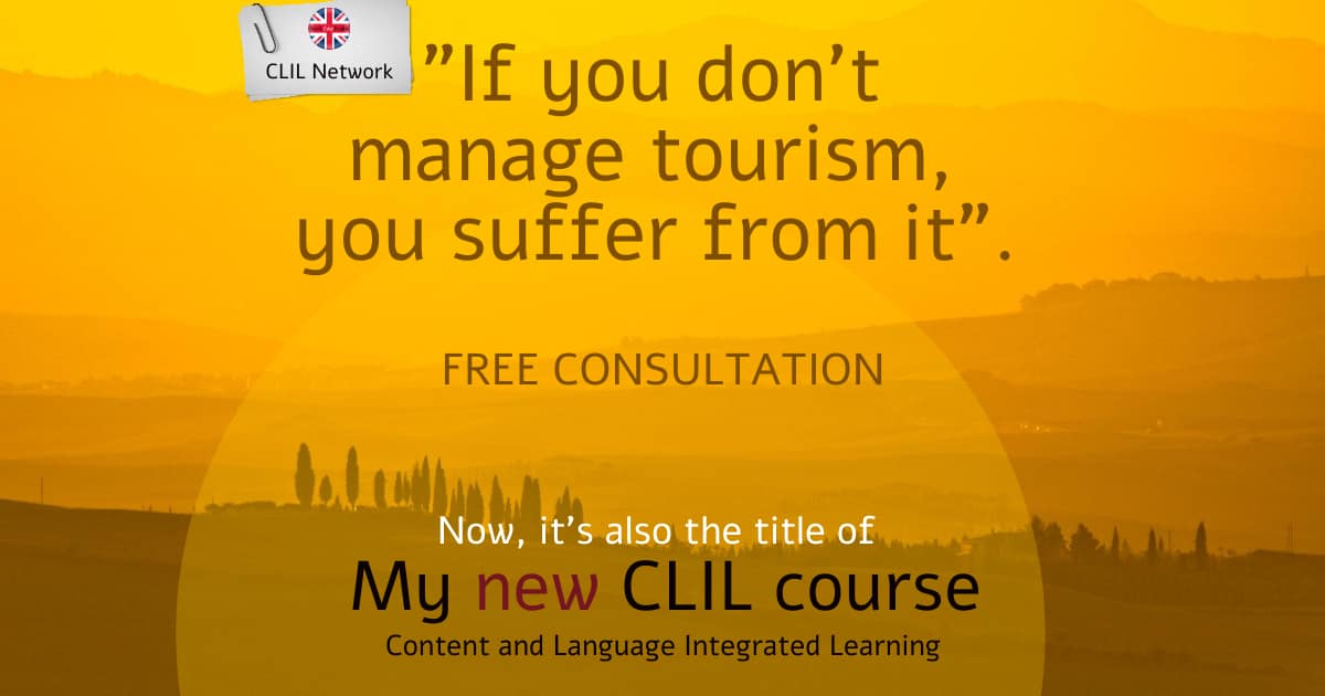 ourism: if you don't manage it, you suffer it